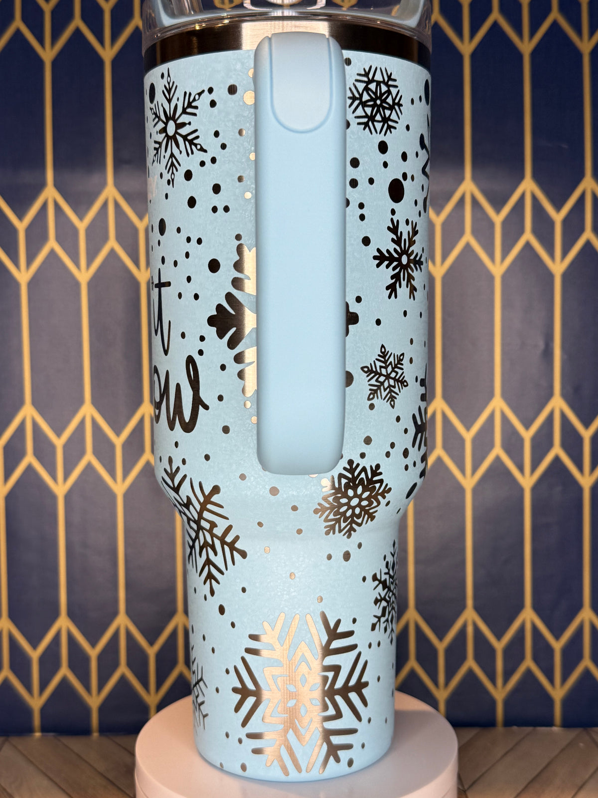 Let It Snow Engraved Tumbler