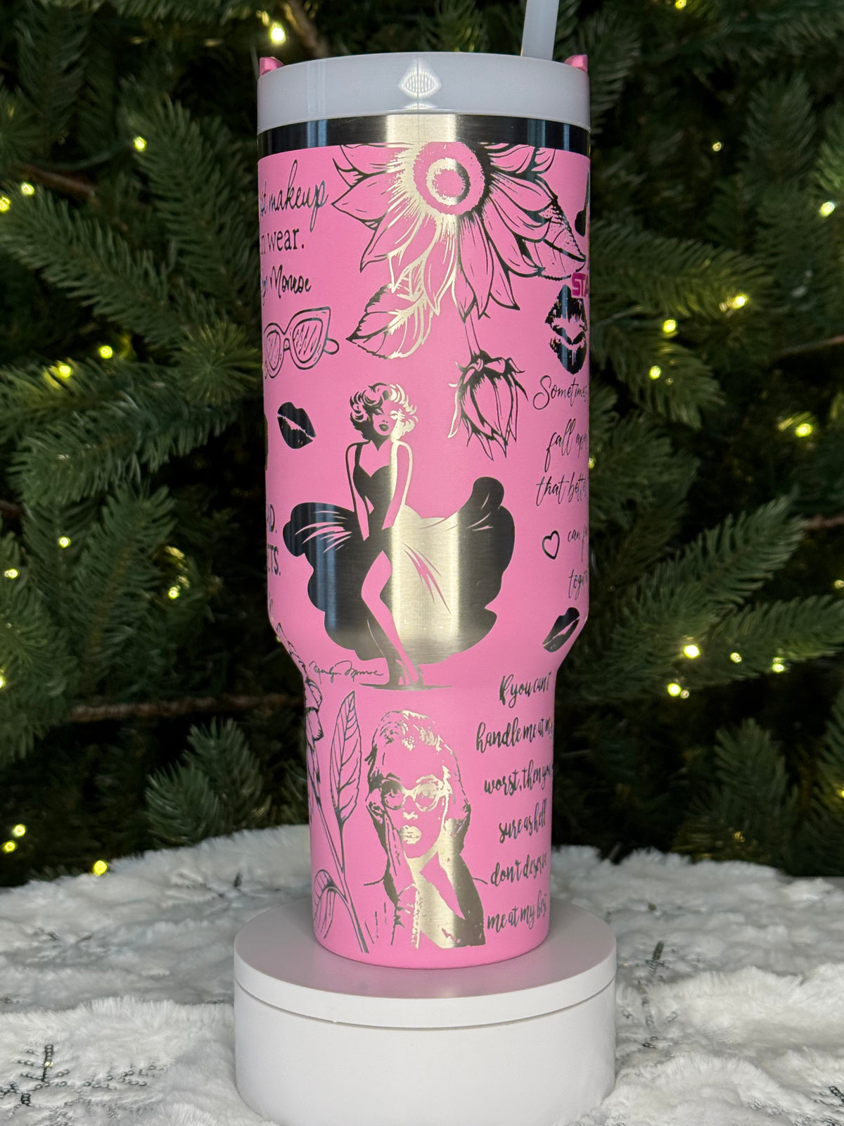Vaso Stanley Quencher inspirado en Marilyn Monroe (30/40 oz)