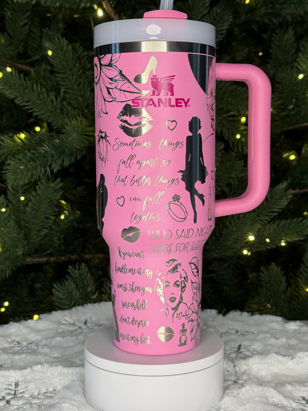 Vaso Stanley Quencher inspirado en Marilyn Monroe (30/40 oz)