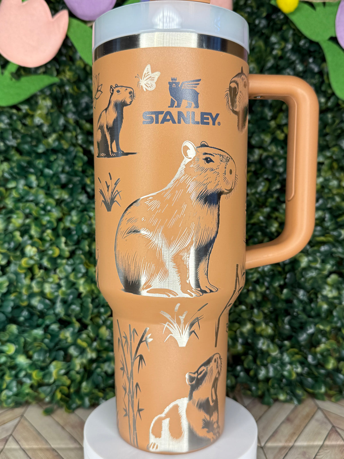 Chillin' with Capybaras Engraved Tumbler