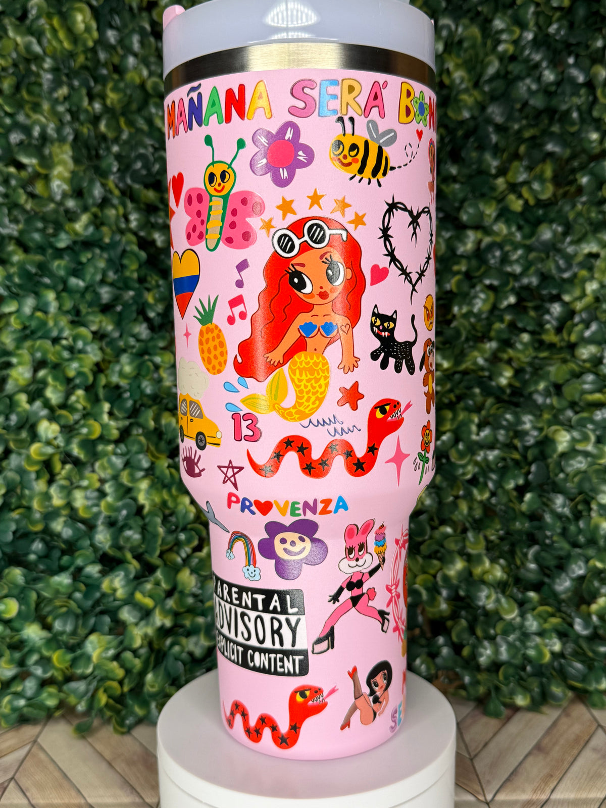 La Bichota UV DTF Tumbler – Karol G Inspired