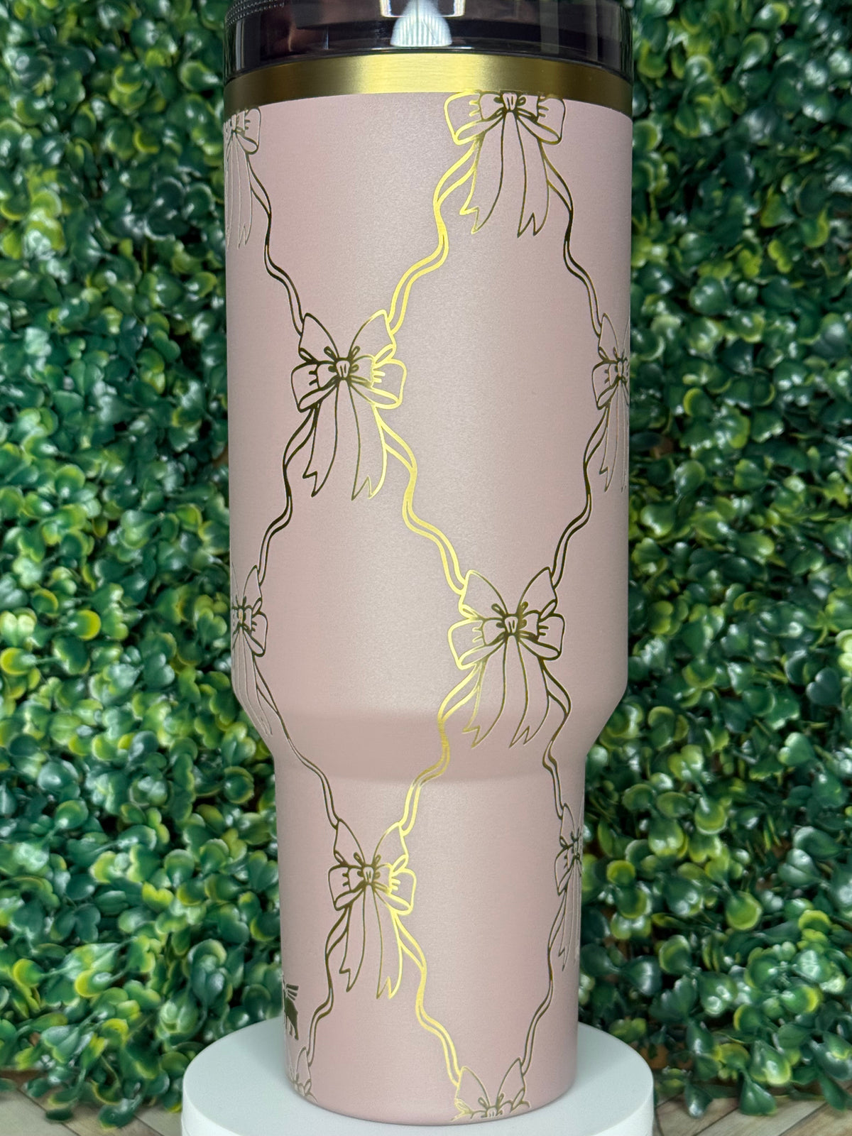 Ribbon Dreams Engraved Tumbler