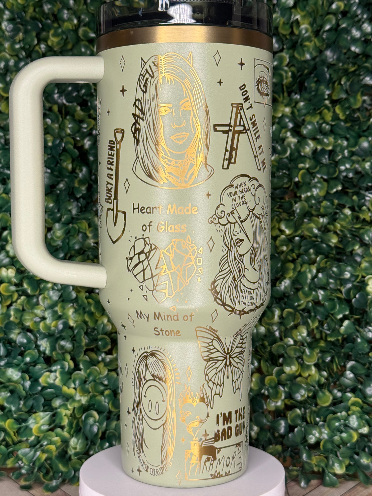 Bad Guy Vibes Laser Engraved Tumbler