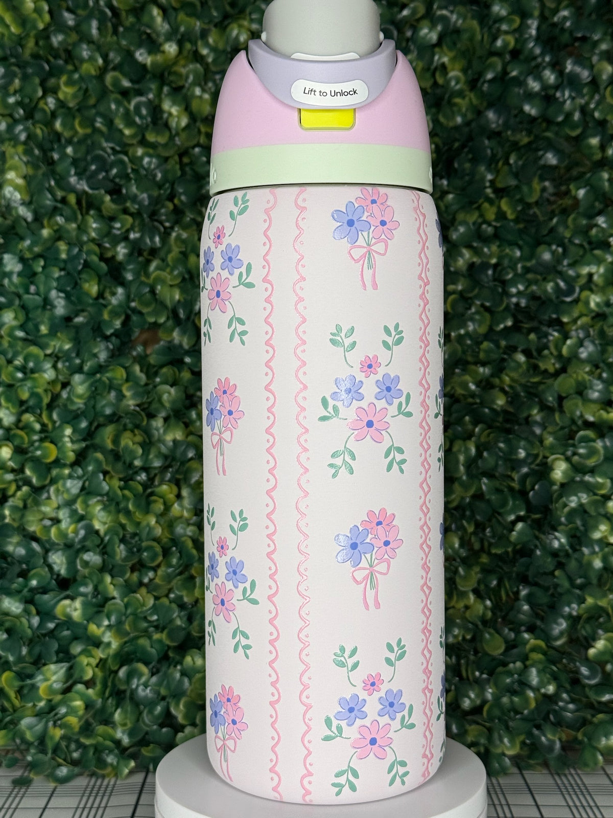Pastel Floral UV DTF Owala Tumbler