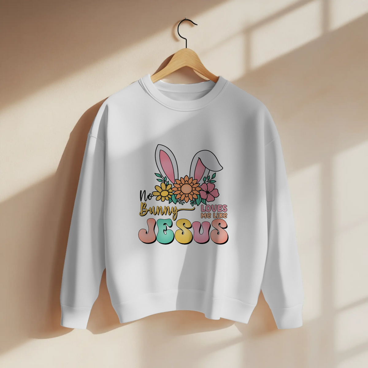 No Bunny Loves Me Like Jesus Faith Easter Graphic Apparel