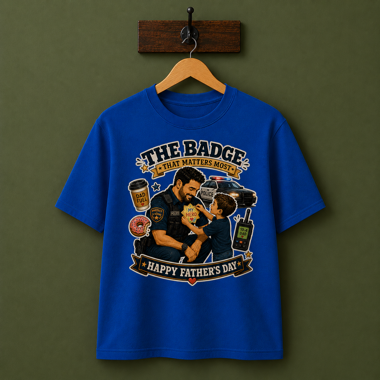 Dad: My First Hero Shirt