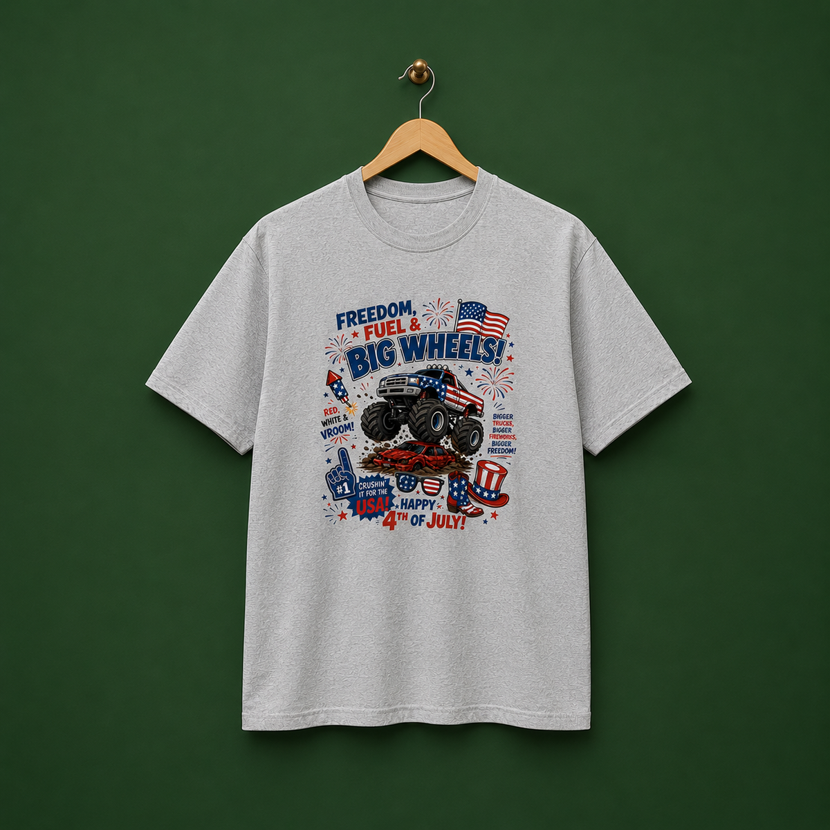 Red, White & Mud Shirt