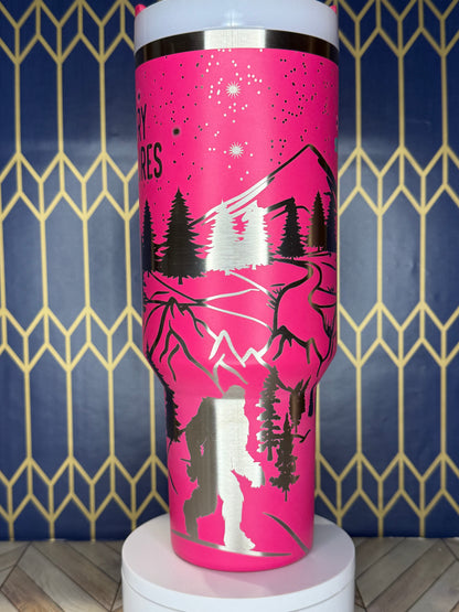 Blurry Creatures Bigfoot-Inspired Tumbler - Stanley Quencher 30/40oz