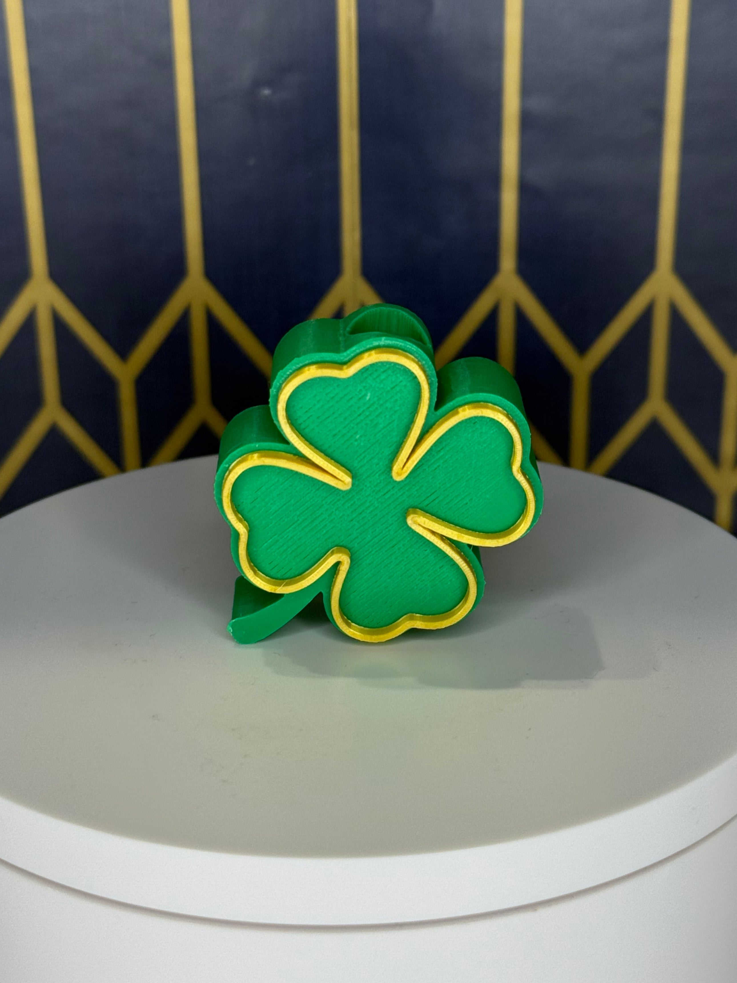 Lucky Clover Straw Sleeve – Mountainside Customs