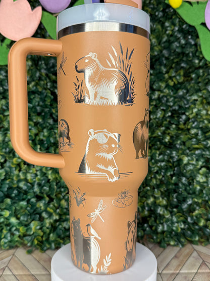 Chillin' with Capybaras - Stanley Quencher 30/40oz