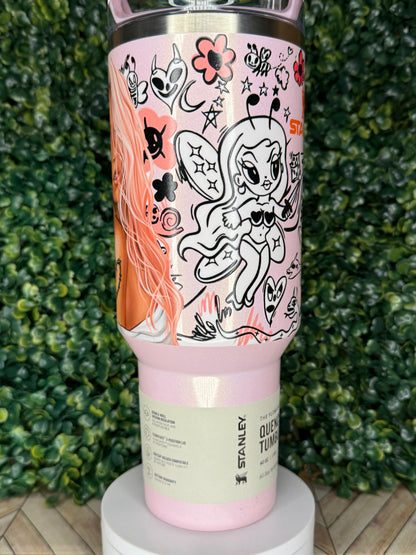 Bichota Season UV DTF Tumbler – Karol G - Stanley Quencher 30/40oz