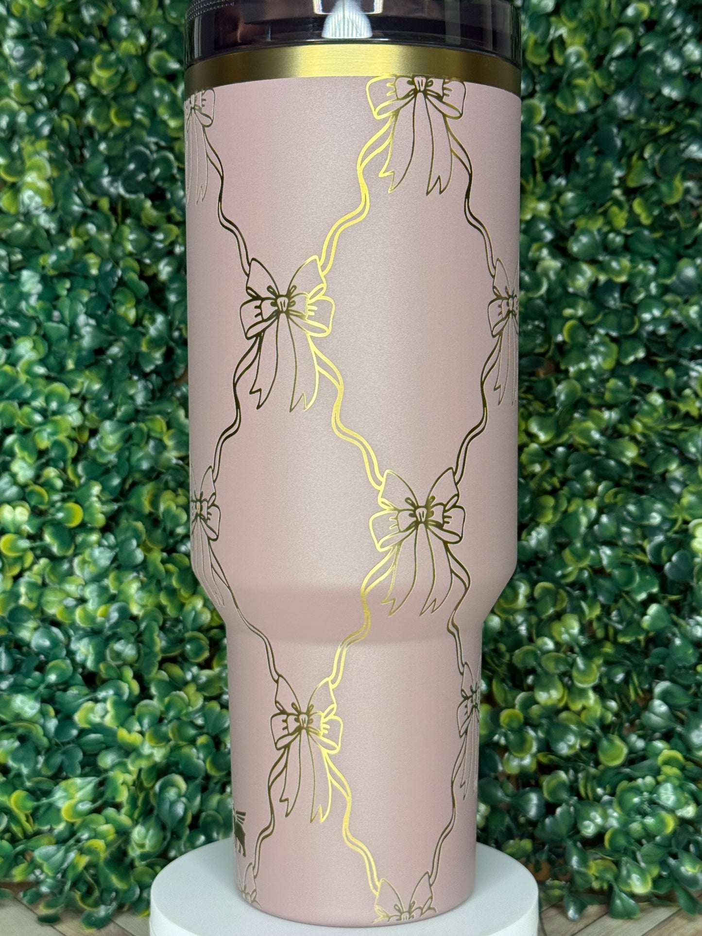 Ribbon Dreams Engraved Tumbler  - Stanley Quencher 30/40oz