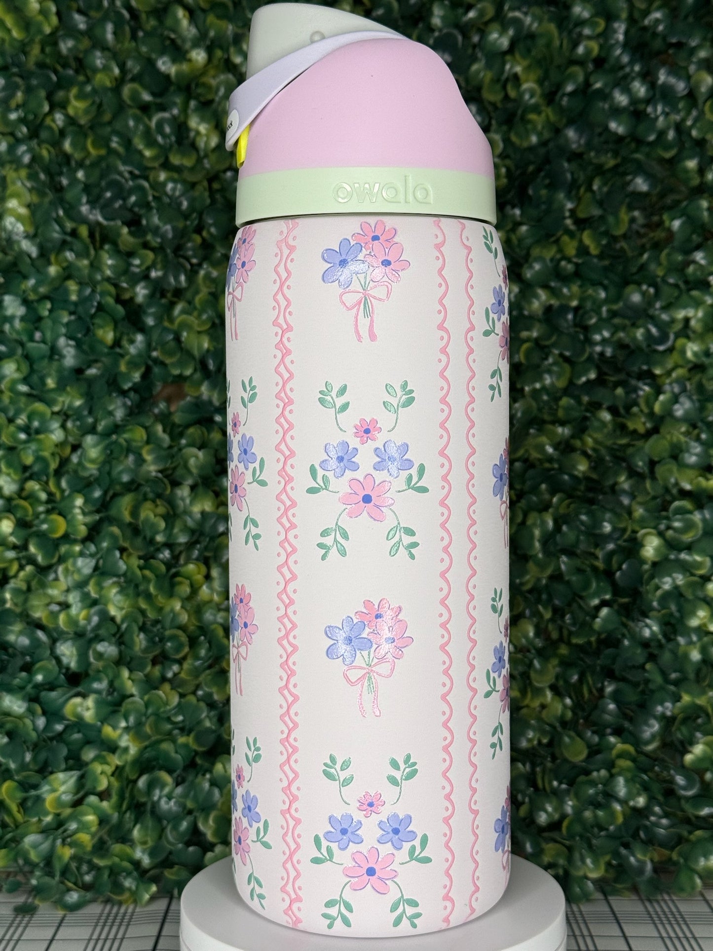 Pastel Floral UV DTF Owala Tumbler