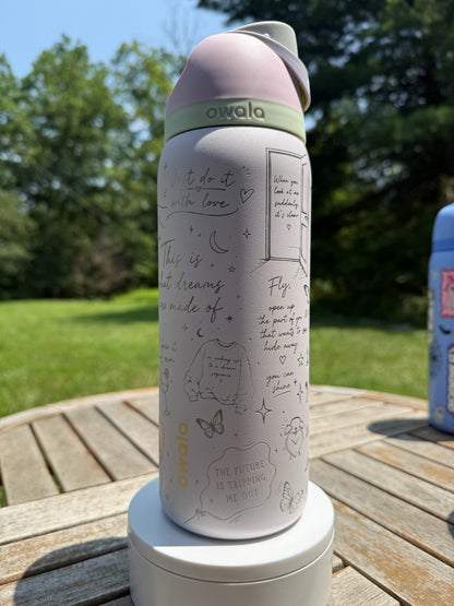 This Is What Dreams Are Made Of  Engraved Owala | Y2K Pop Princess Inspired Tumbler