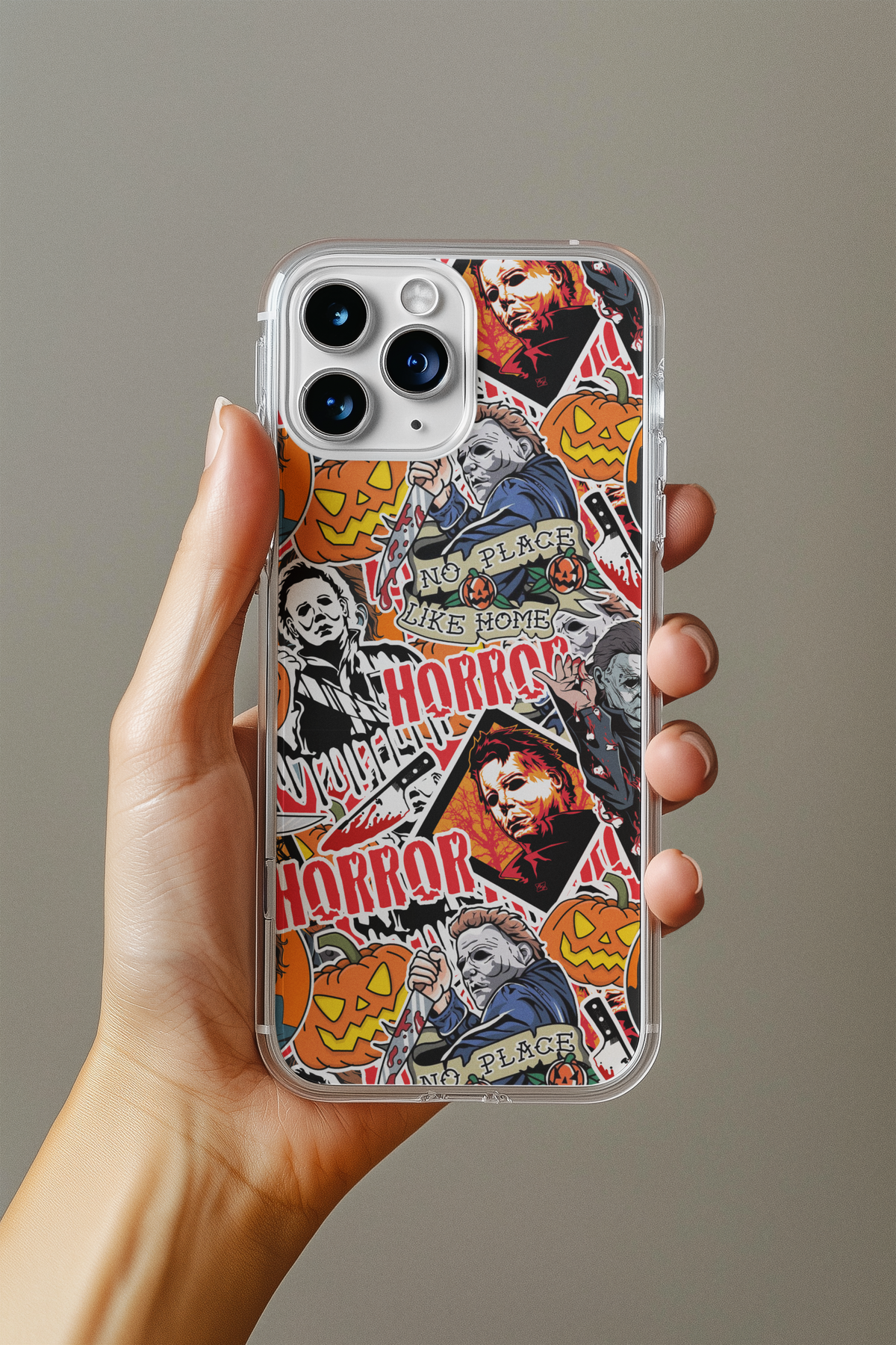Horror Icon Phone Case - Slasher Movie Inspired Halloween Design
