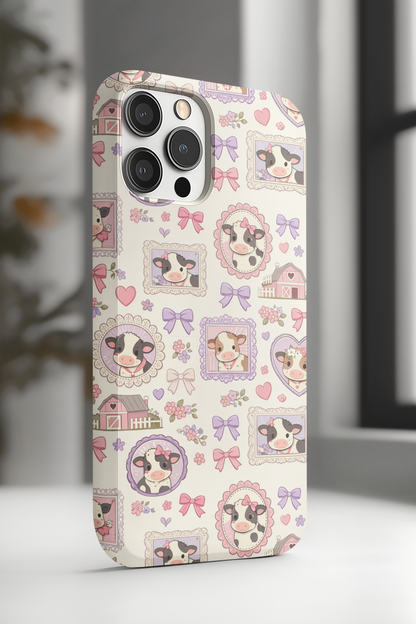 Coquette Cow Farm Phone Case