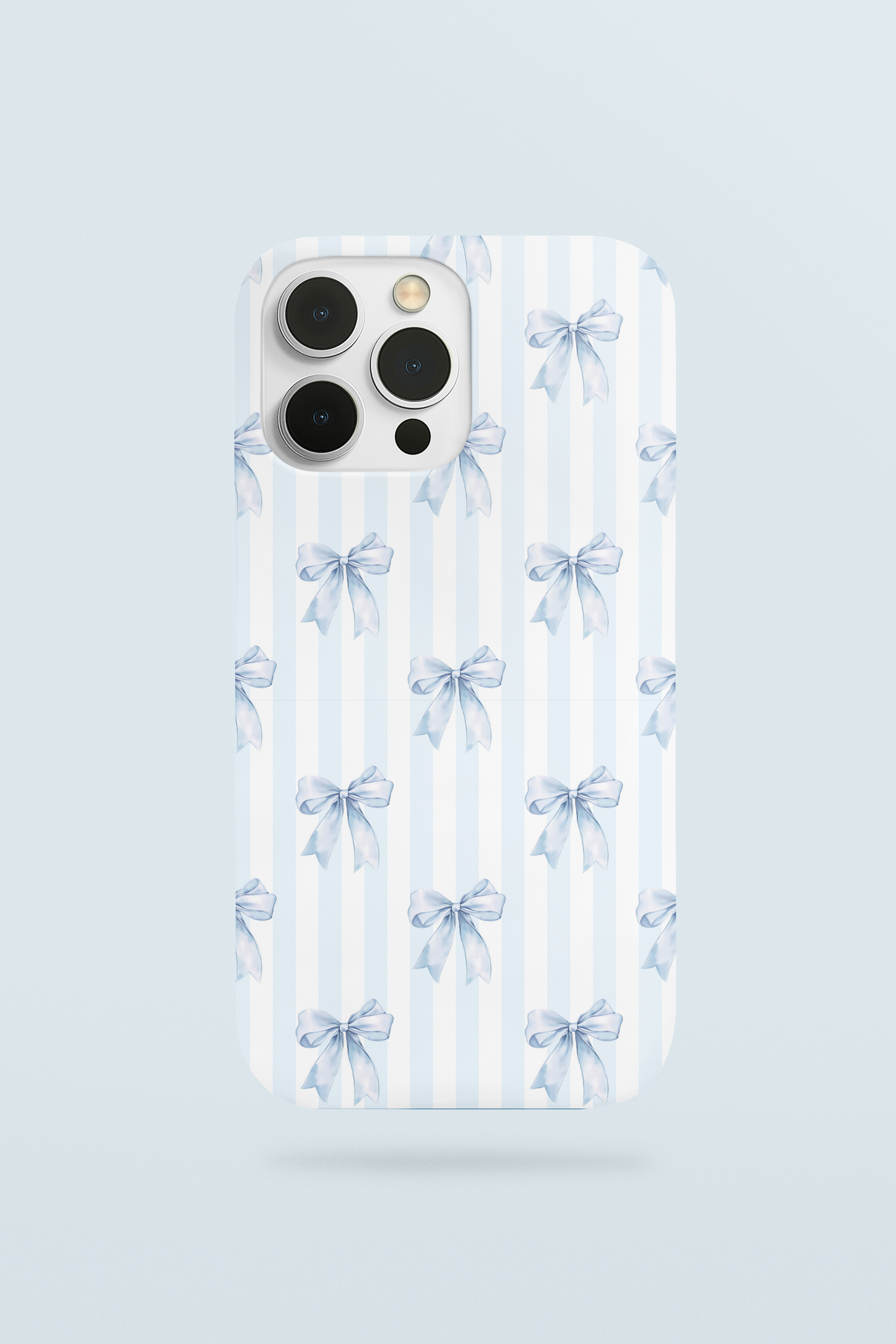Blue Bow Coquette Phone Case
