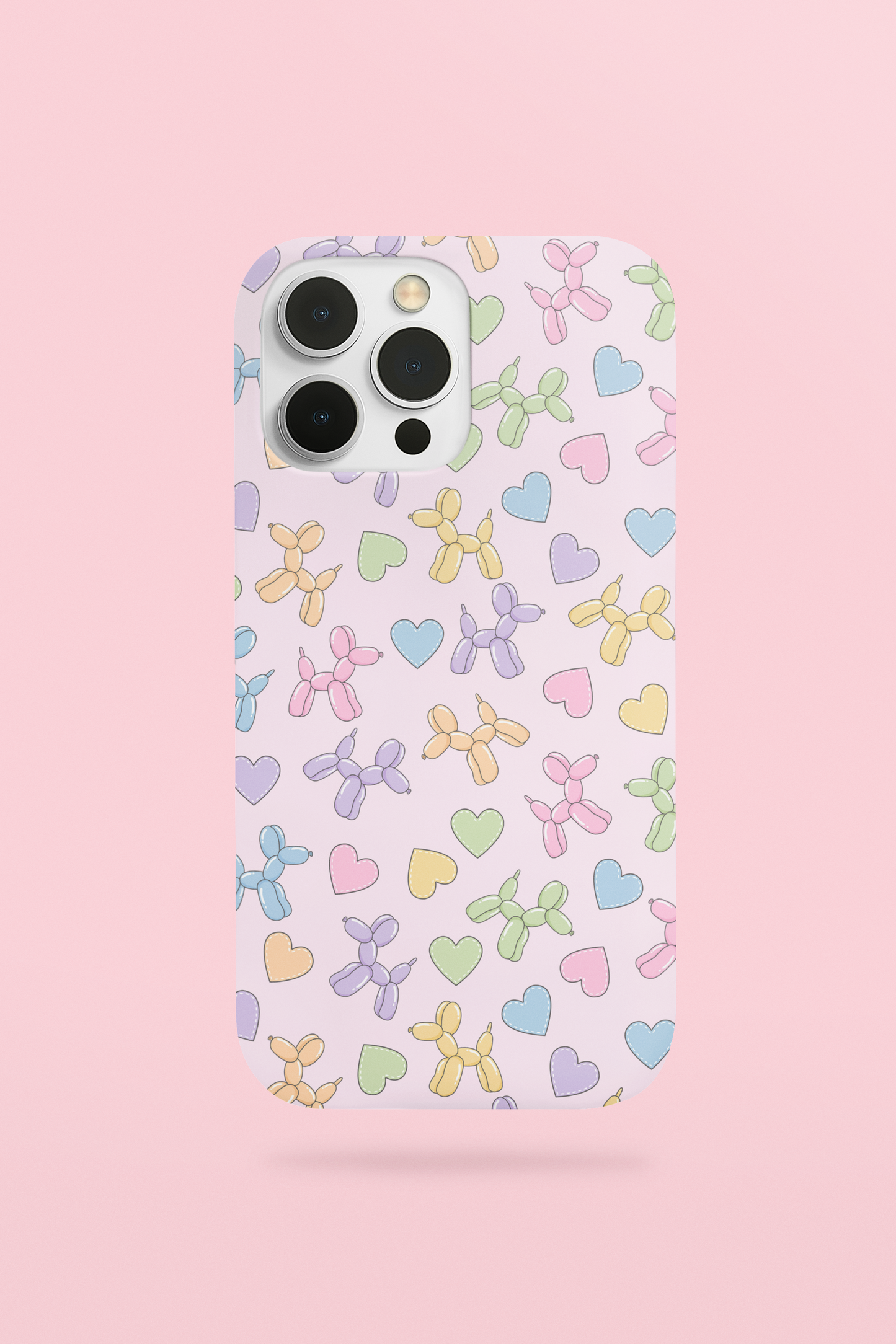 Pastel Balloon Dog Phone Case