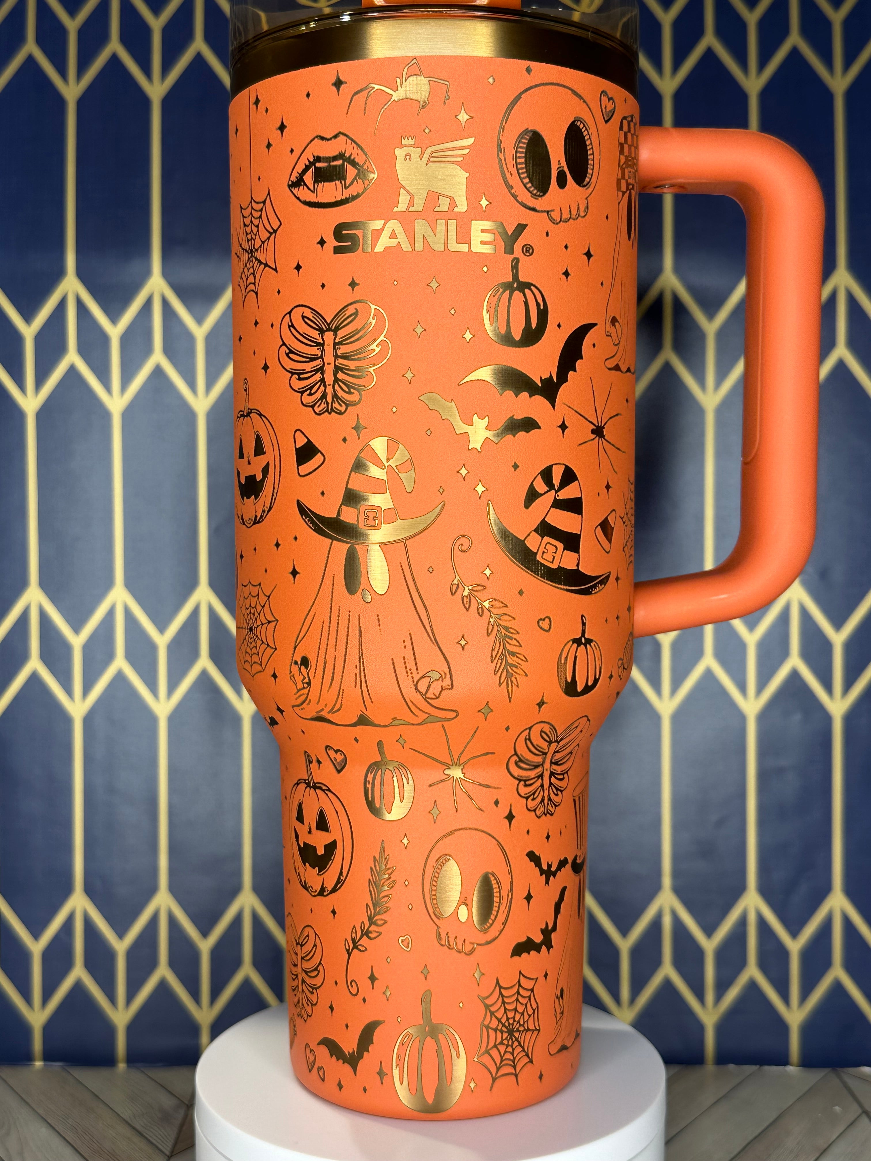 Boo's and Bones Halloween Tumbler - Stanley Quencher 30/40oz