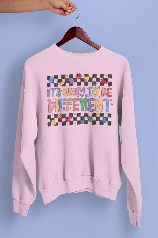 Autism Awareness Apparel - Colorful Checker Pattern
