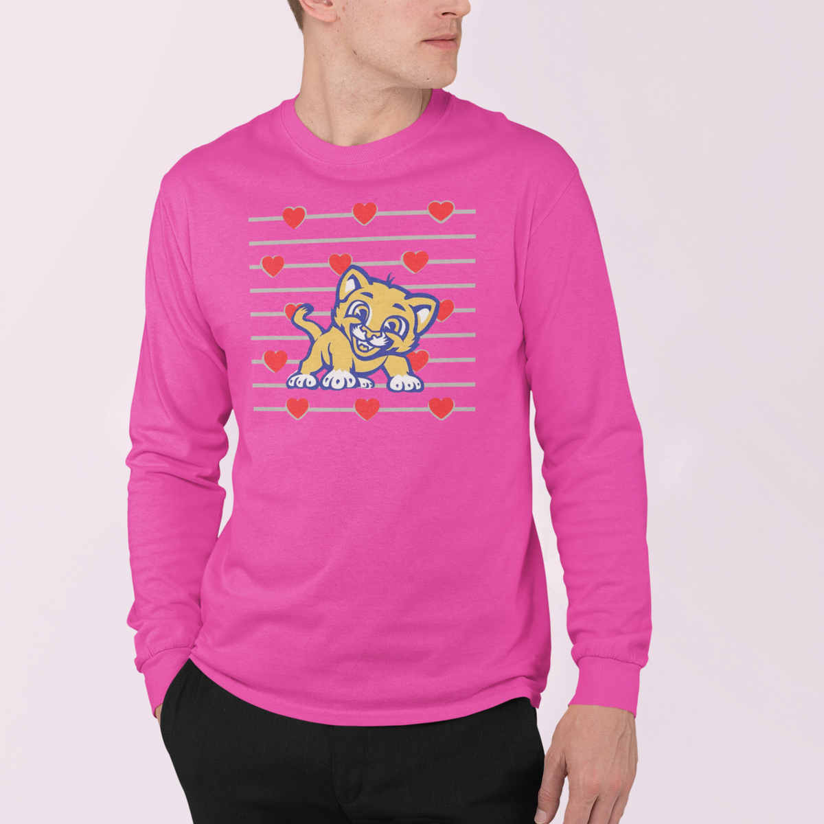 Cougar Cub Love Long Sleeve T-Shirt