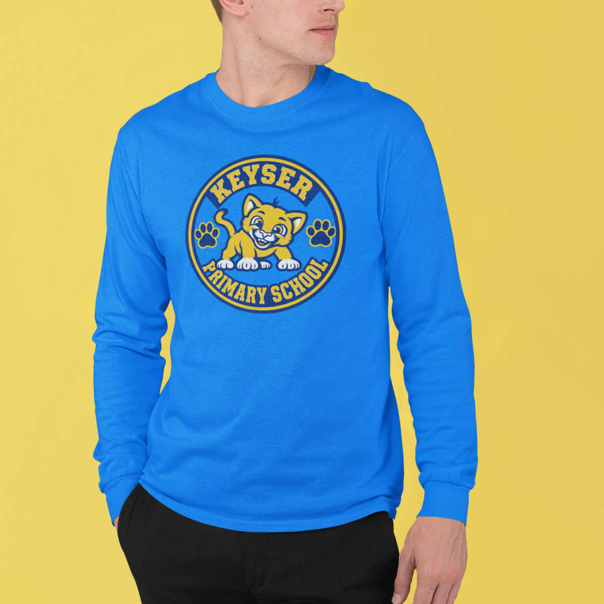 KPS Cougars School Spirit Seal Long Sleeve T-Shirt