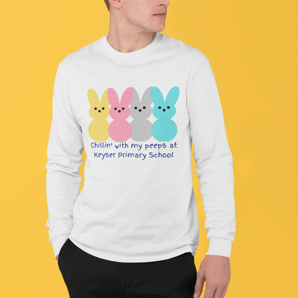 Chilling with my peeps Long Sleeve T-Shirt