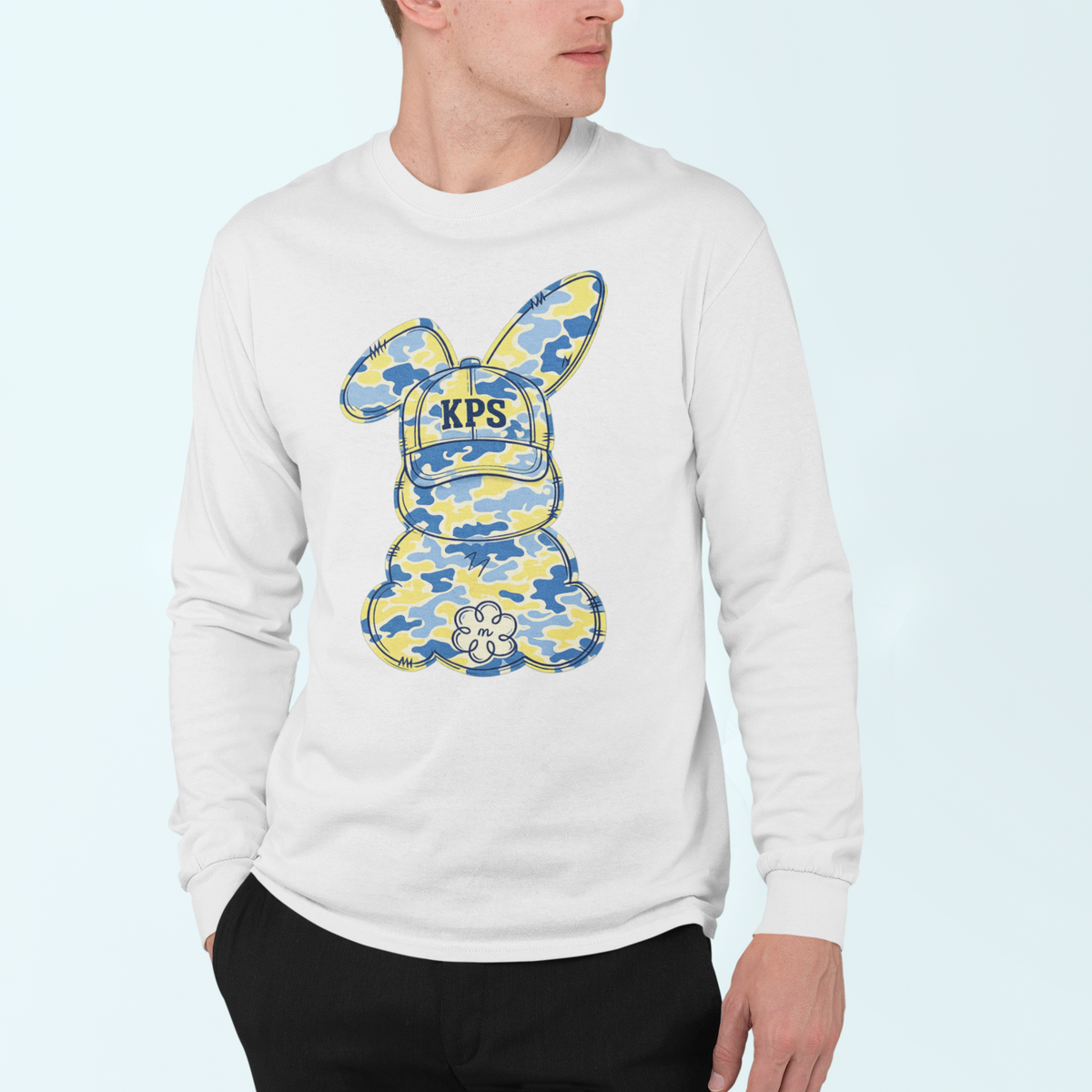 KPS Camouflage Bunny Long Sleeve T-Shirt