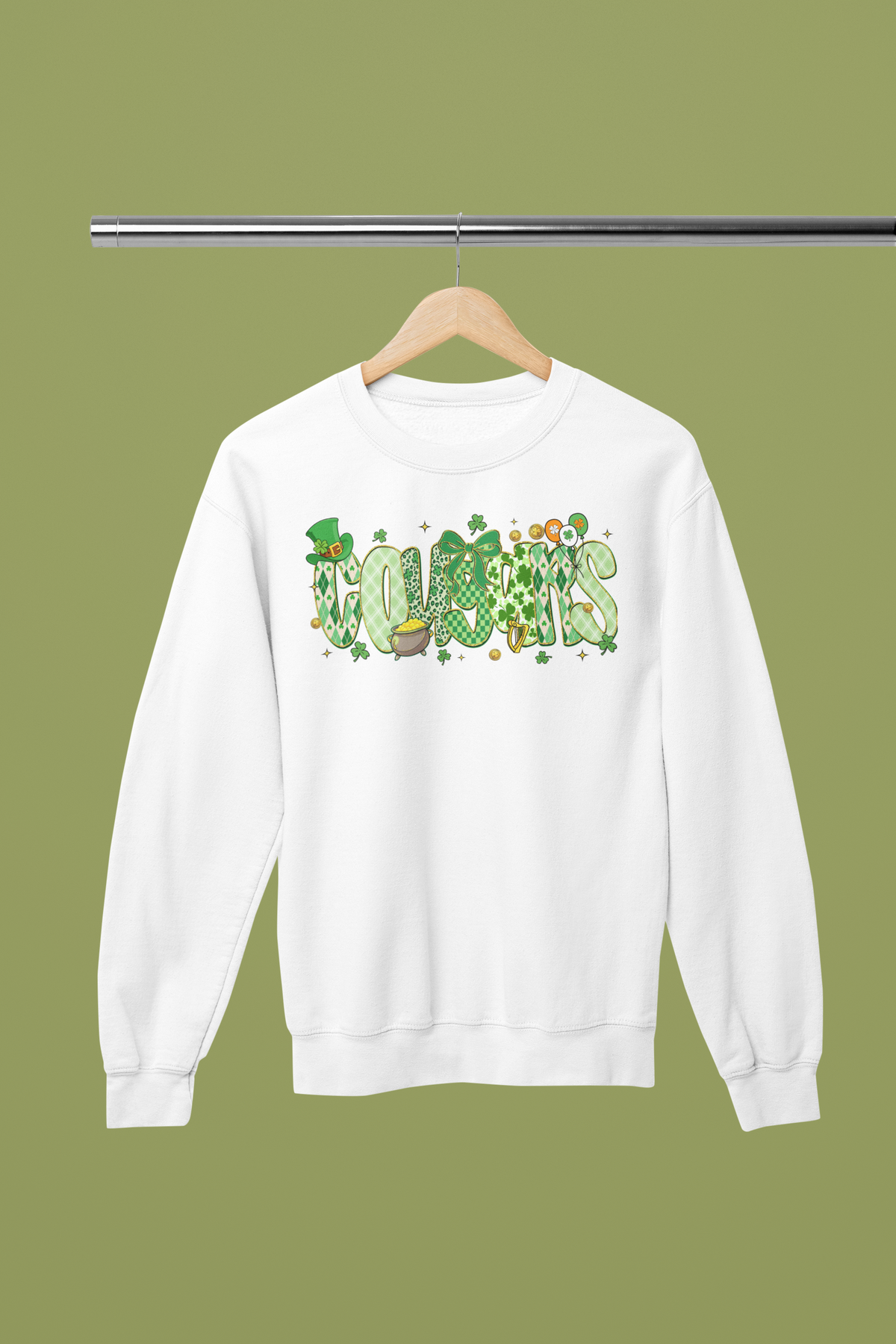 Cougars Strike Gold Crew Neck Sweater
