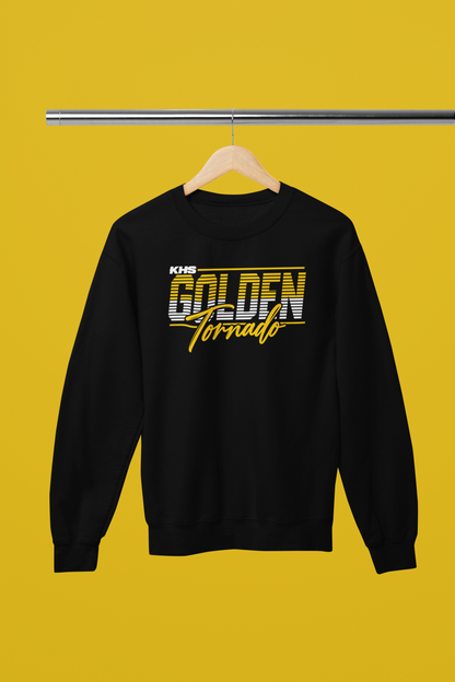 KHS Golden Tornado Retro Vibe Crew Neck Sweater