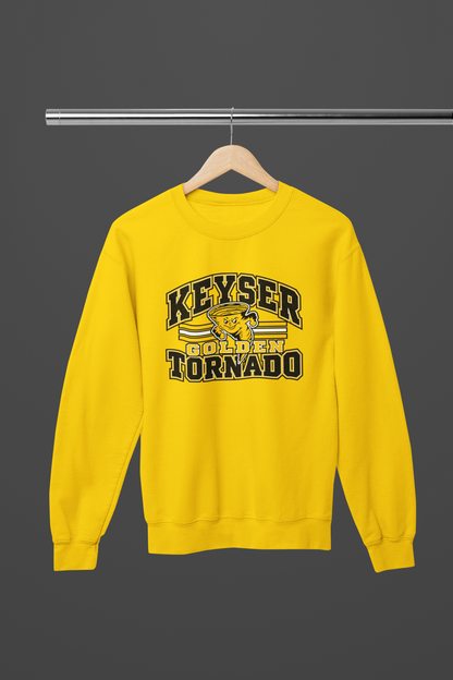 Keyser Golden Tornado Collegiate Crew Neck Sweater