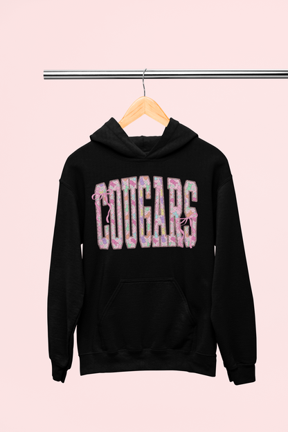 Peeps & Bows Cougars Easter Hoodie