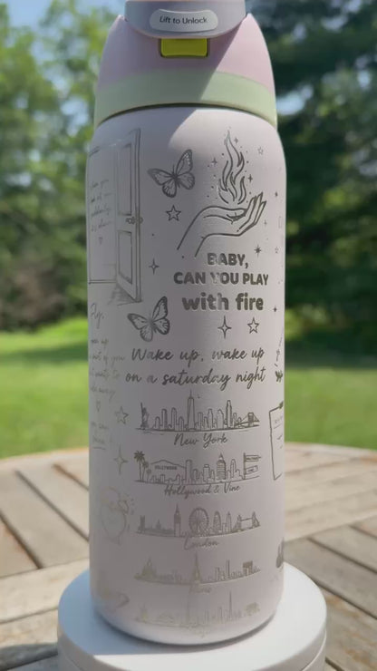 This Is What Dreams Are Made Of  Engraved Owala | Y2K Pop Princess Inspired Tumbler