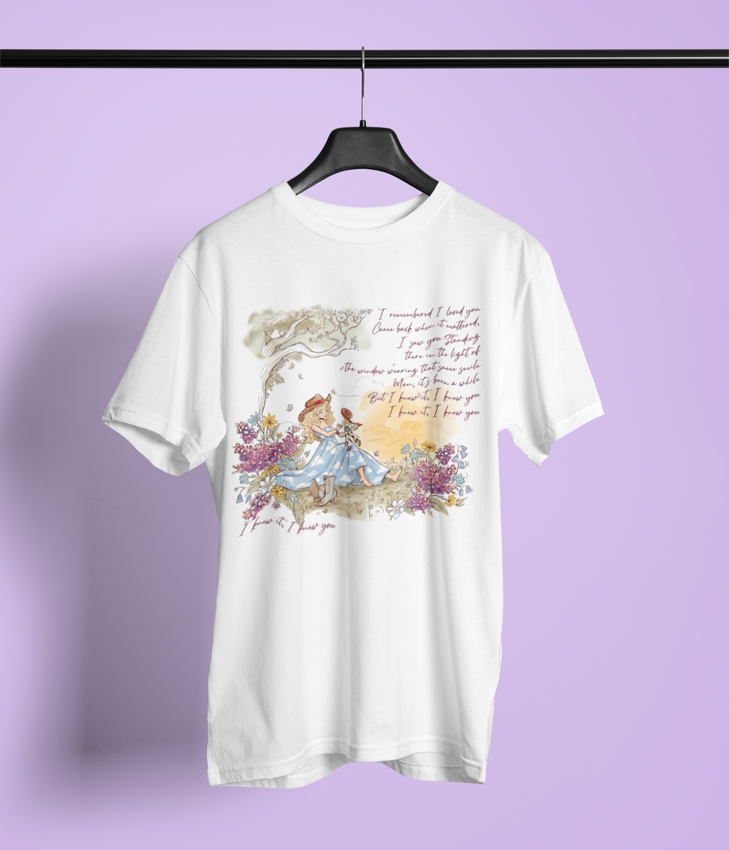 Country Storybook Cowgirl Apparel | Vintage Wildflower Western Inspired Shirt