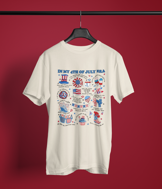 In My 4th of July Era Shirt | Patriotic Swiftie Inspired Apparel