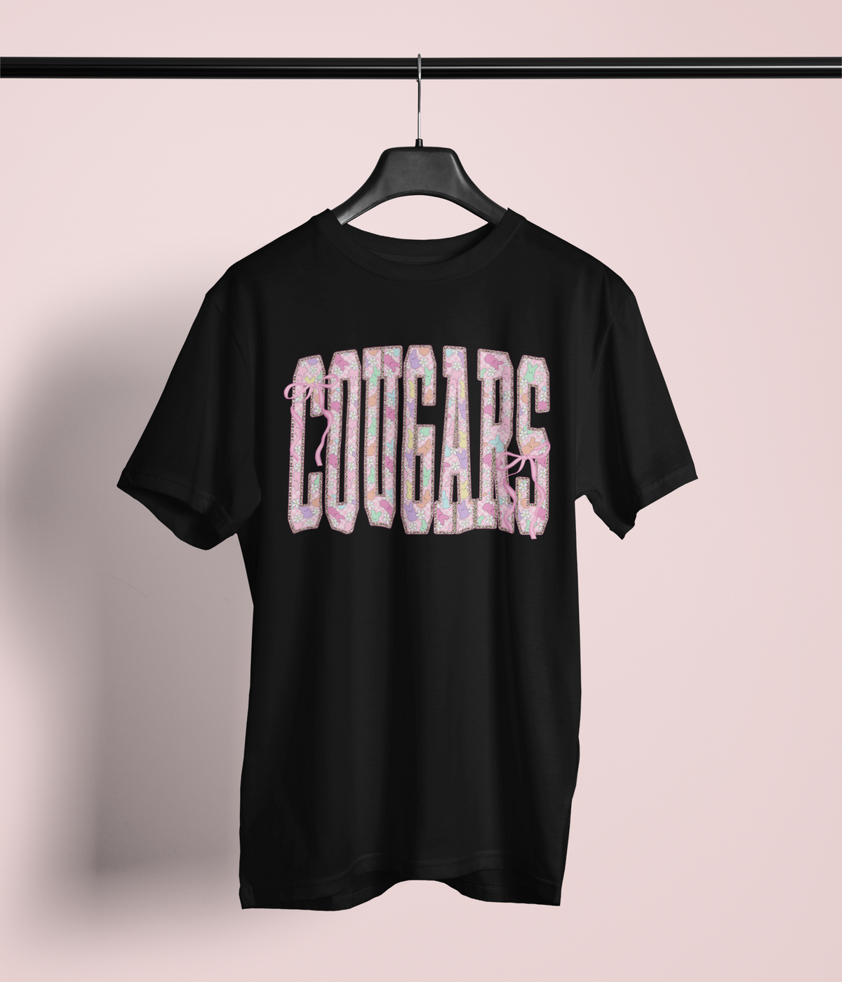 Peeps & Bows Cougars Easter T-Shirt
