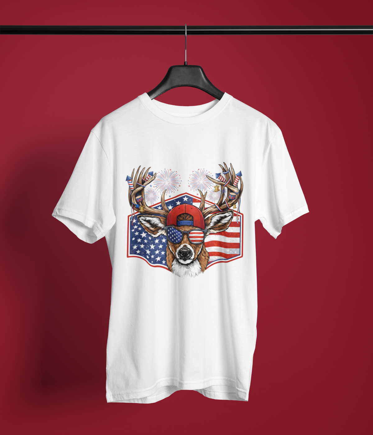 Patriotic Deer Shirt | Funny 4th of July Hunting Apparel